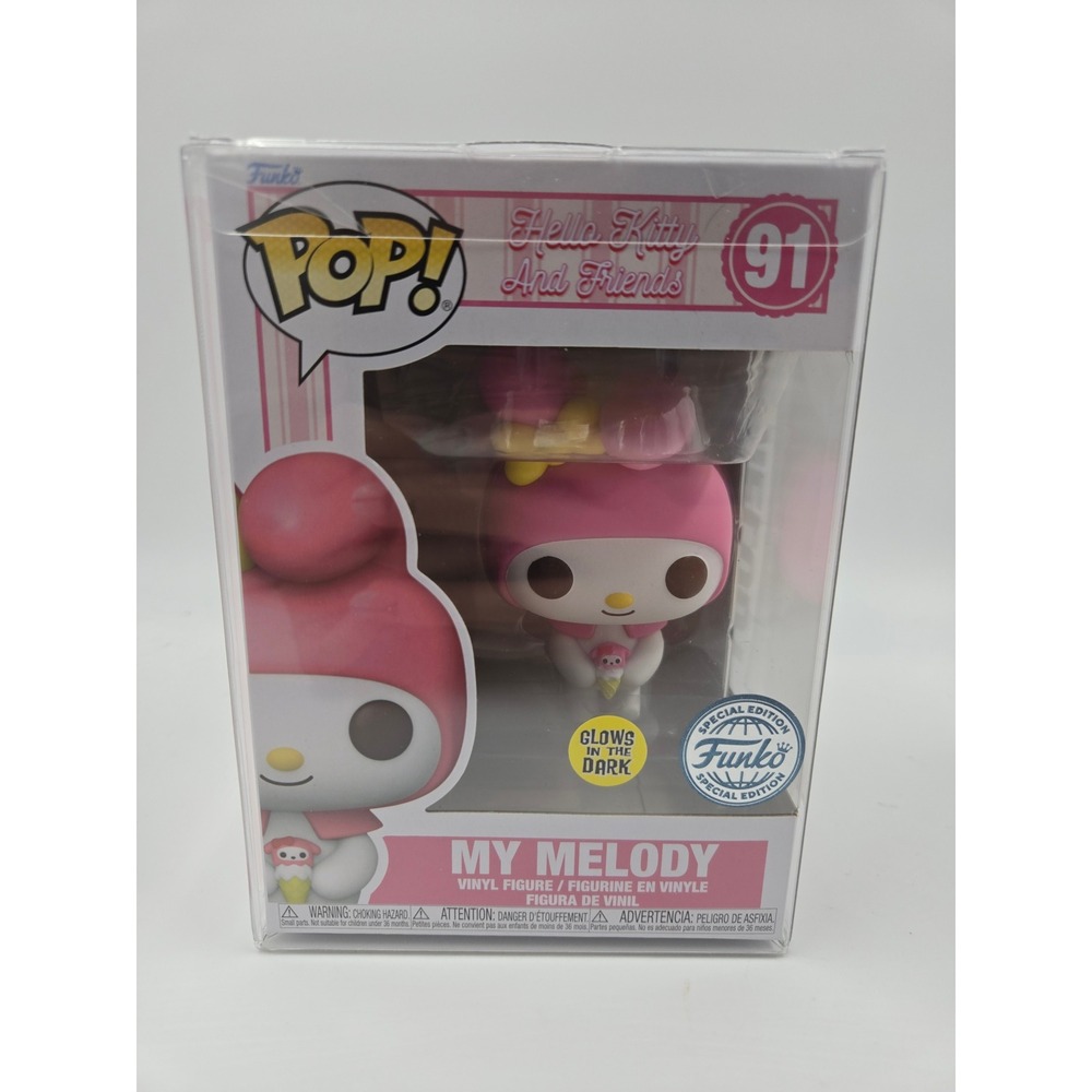 Funko Pop Hello Kitty And Friends My Melody 91 Glows In The Dark Special Edition